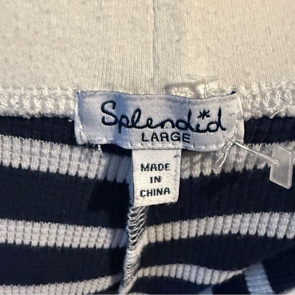 Splendid adult size large ribbed lounge pants. No pockets - Picture 3 of 4